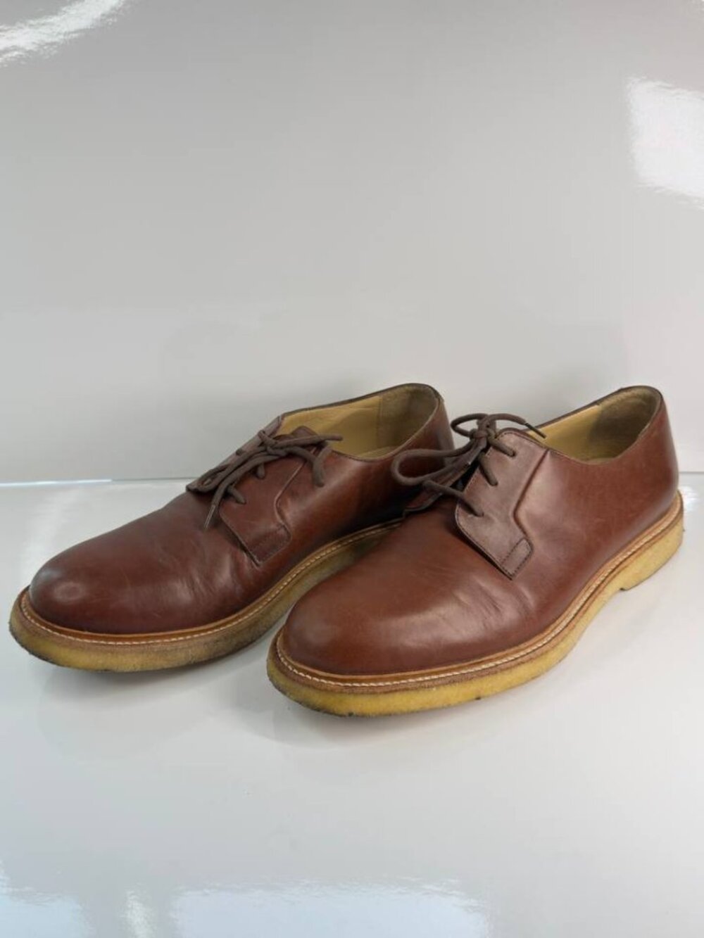 A.P.C. Rue Madame Paris Leather Derby Shoes – Men’s US 7.5 (EU 40) - Picture 4 of 16